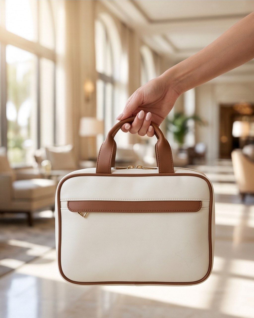 Rachel Zoe Vegan Leather Travel Pouch
