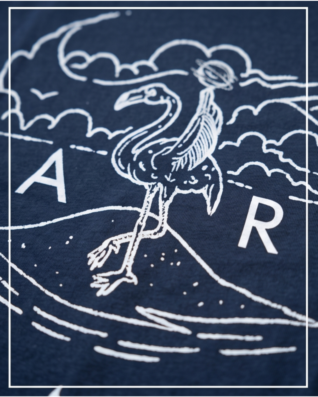 Nike Navy Flamingo Air Graphic Tee