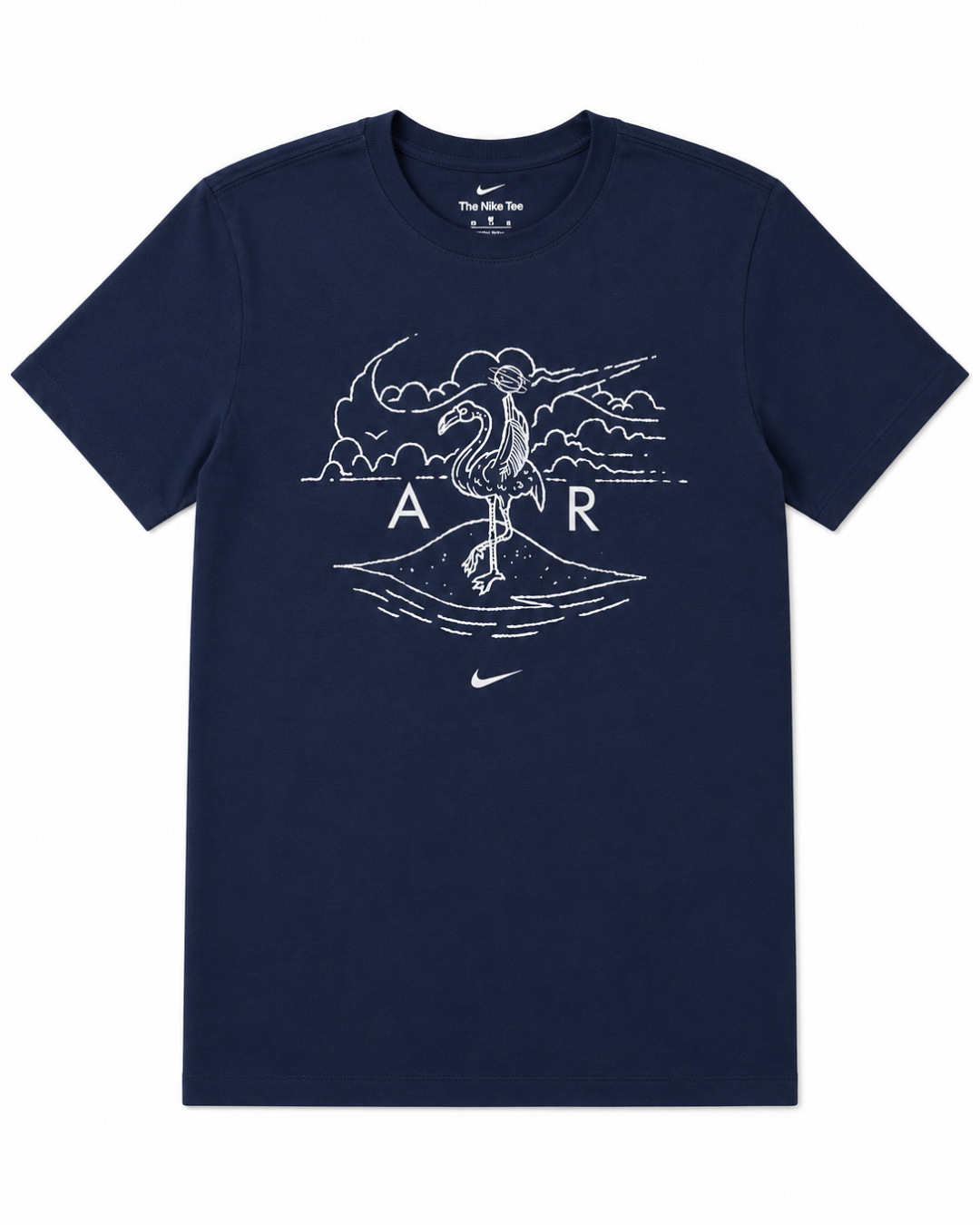 Nike Navy Flamingo Air Graphic Tee
