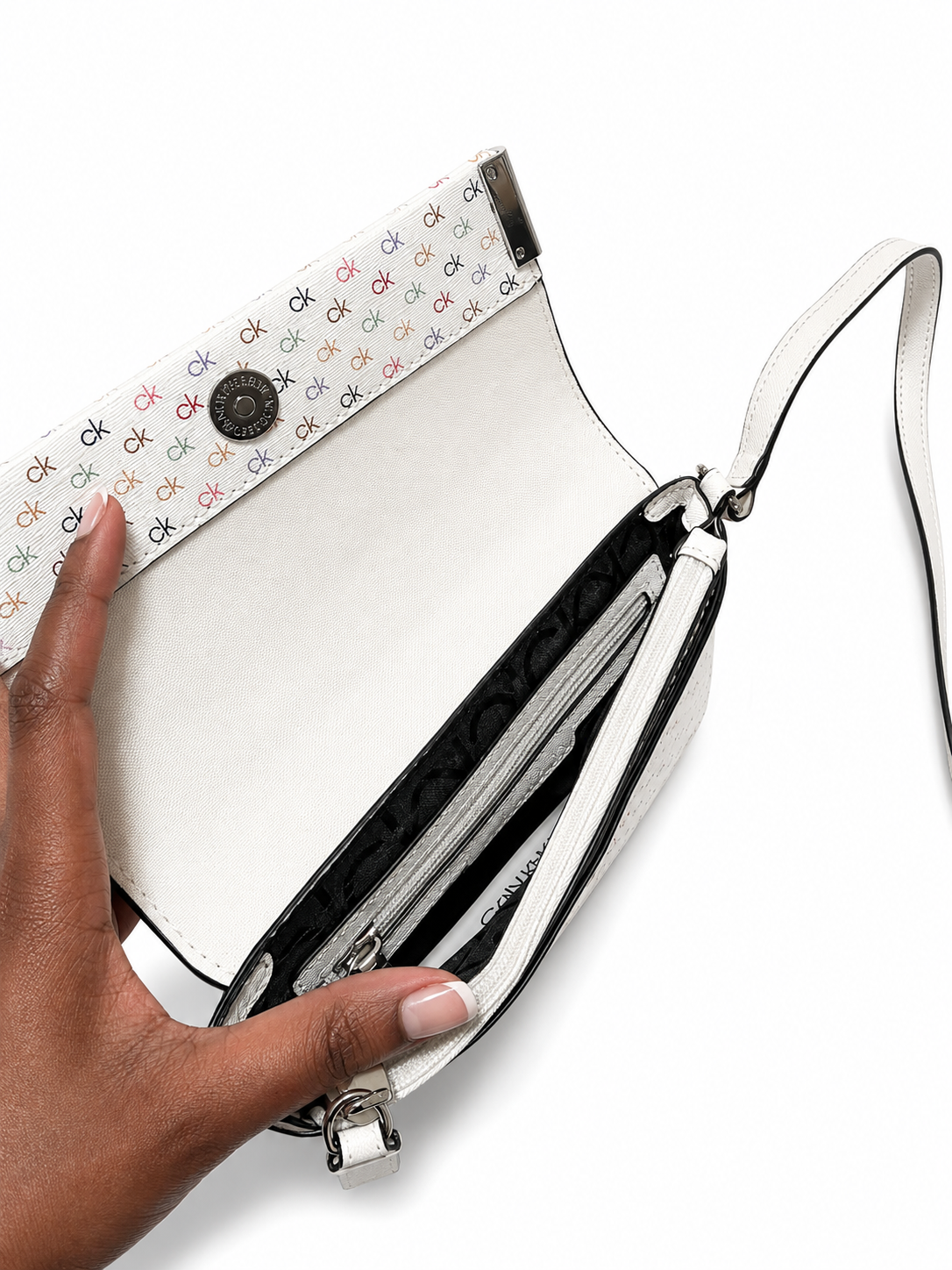 Calvin Klein Rainbow Crossbody Monogram Bag