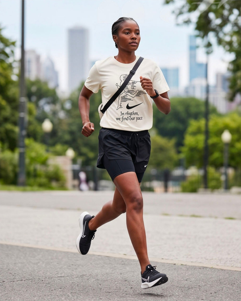 Nike "In Rhythm, We Find Our Pace" Graphic Tee