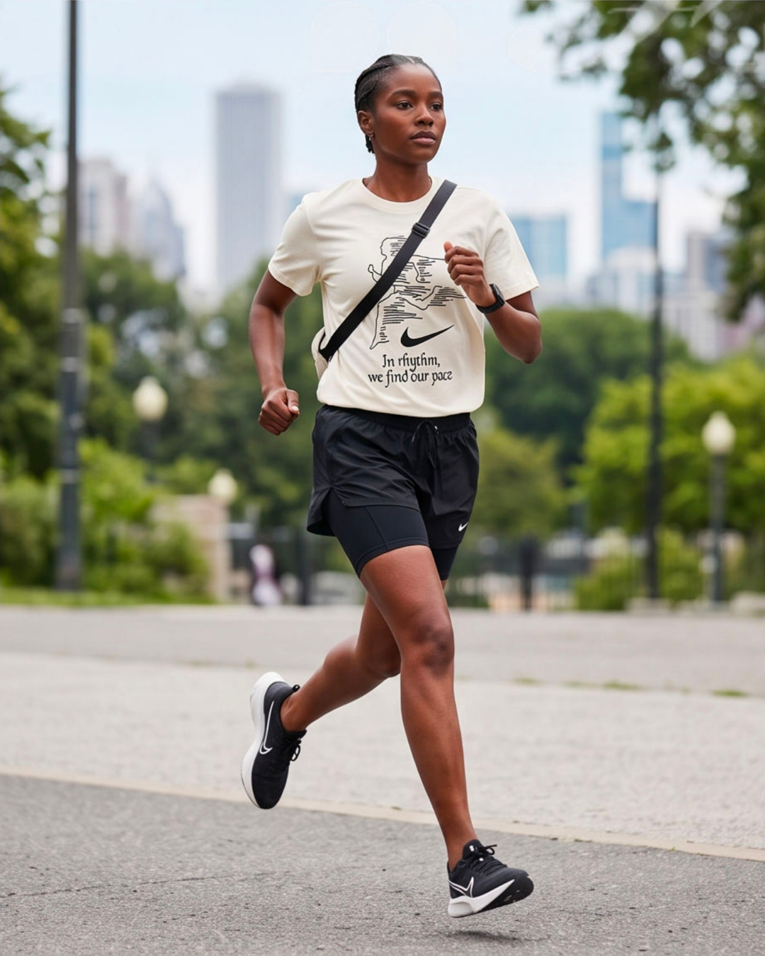 Nike "In Rhythm, We Find Our Pace" Graphic Tee