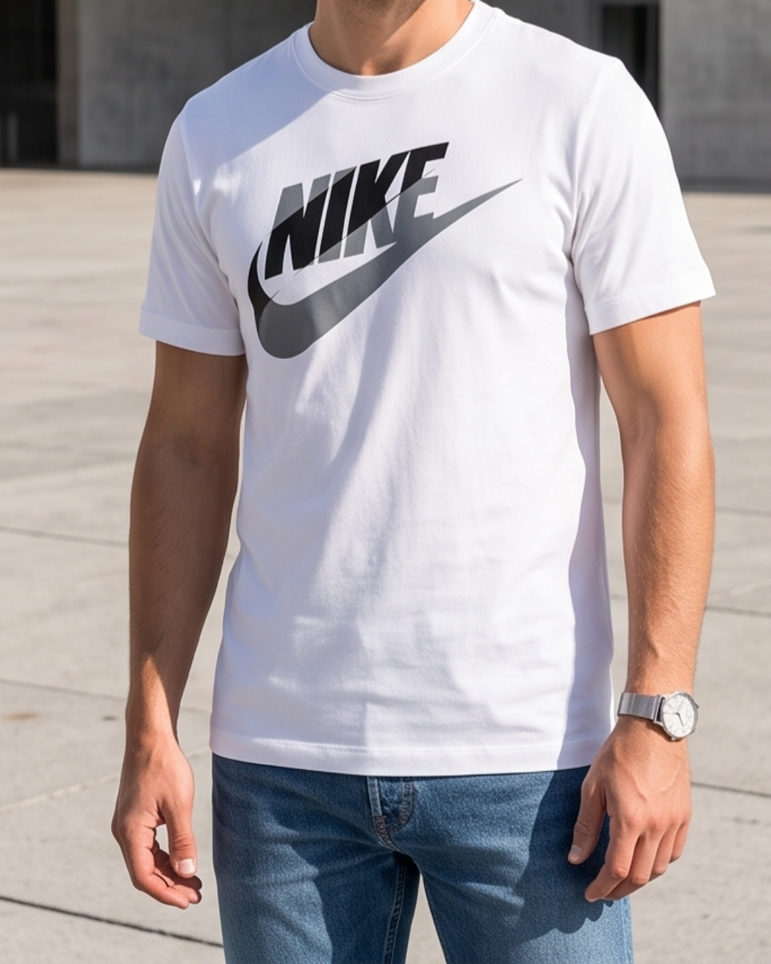 Nike Oversized Futura Logo Tee