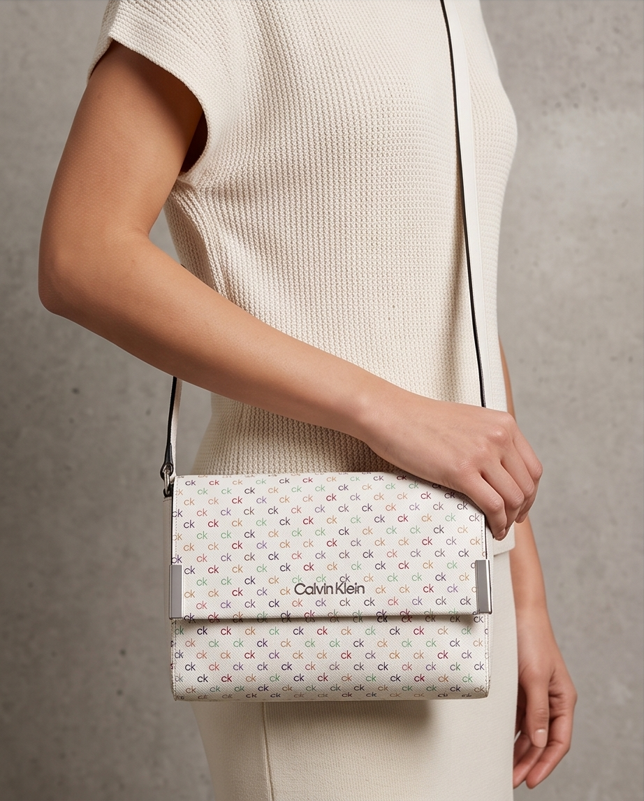 Calvin Klein Rainbow Crossbody Monogram Bag