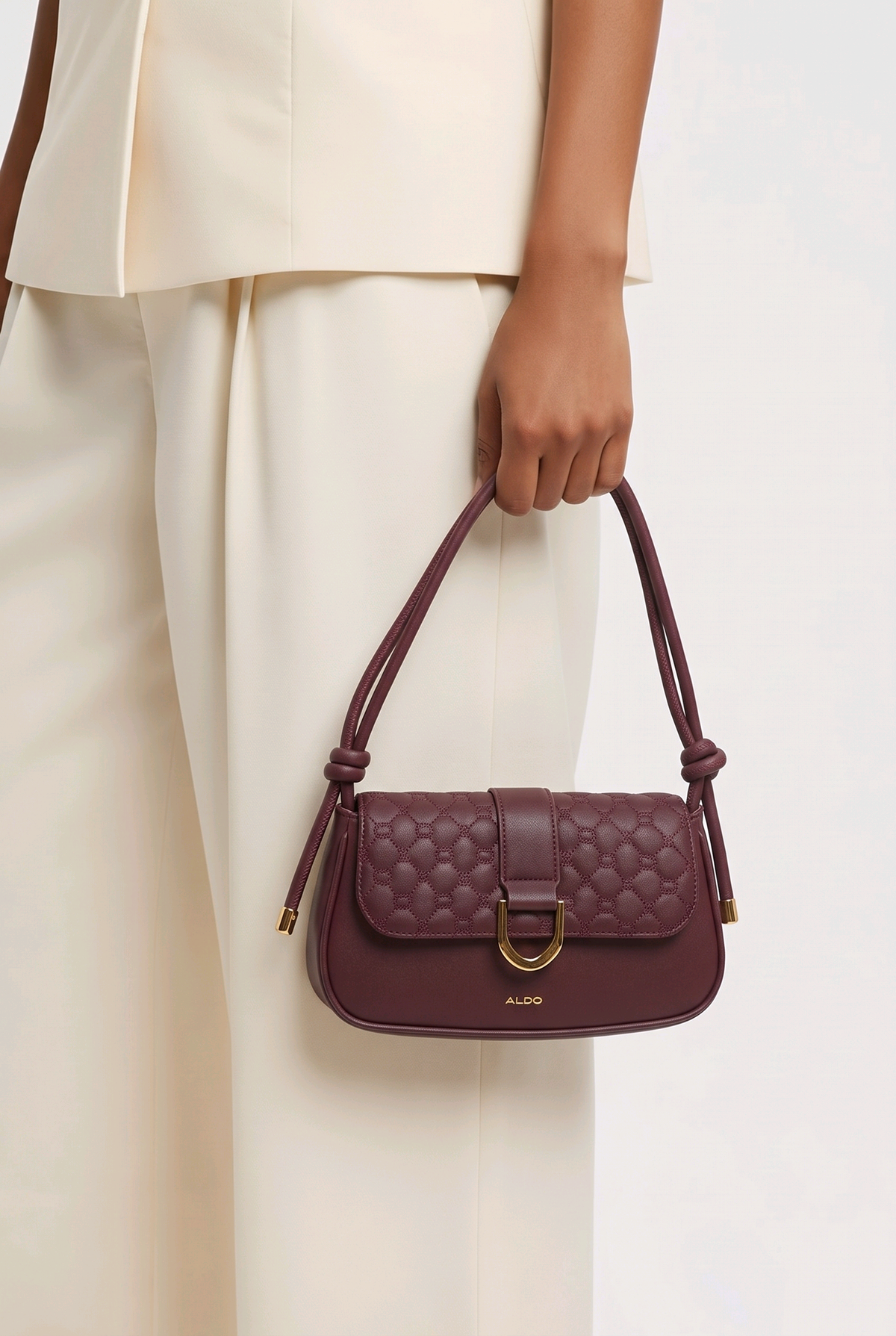 Aldo Brugundy Shoulder Bag