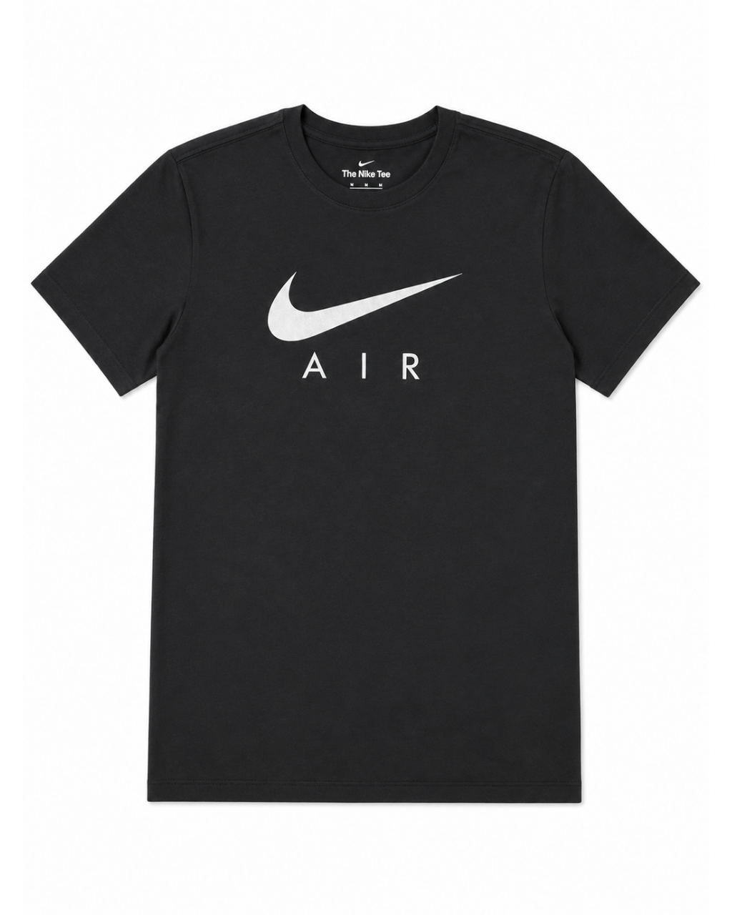 Nike Black Tee with Silver Air Swoosh