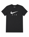 Nike Black Tee with Silver Air Swoosh