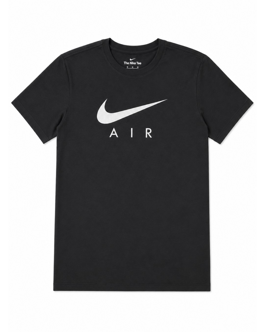 Nike Black Tee with Silver Air Swoosh