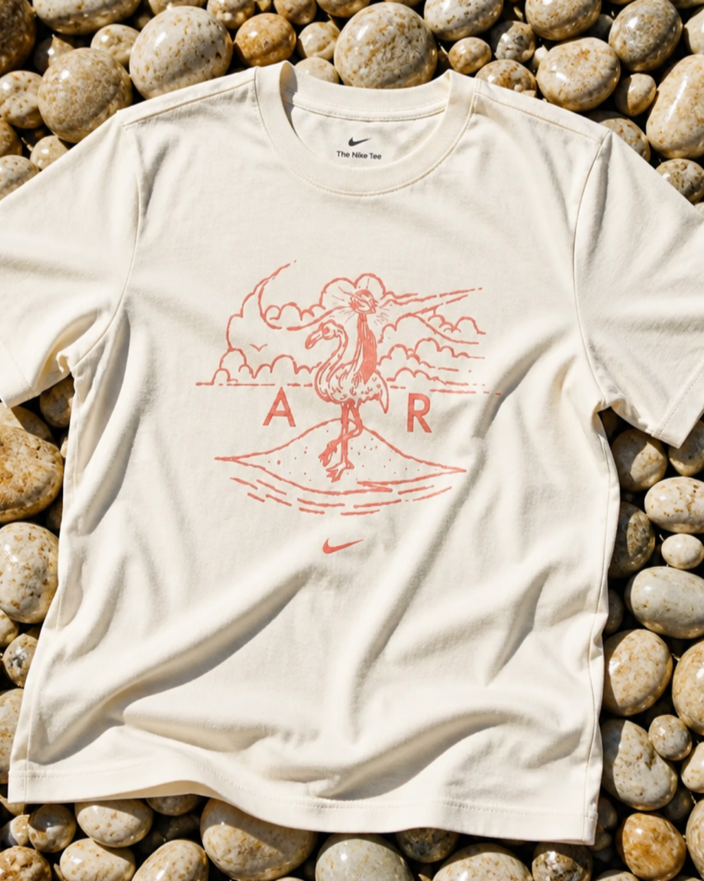 Nike Cream Flamingo Air Graphic Tee