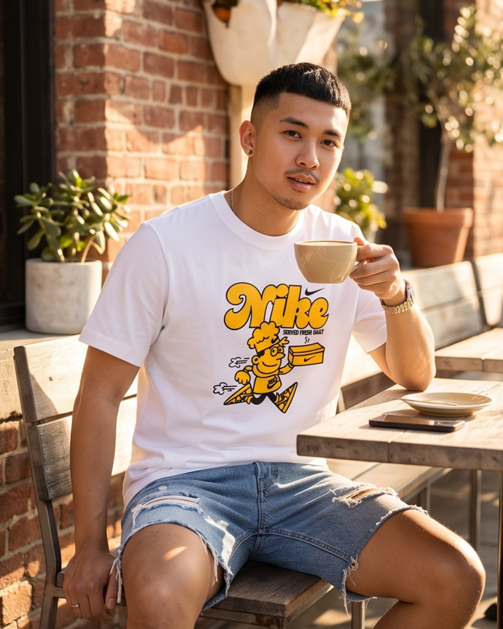 Nike "Served Fresh Daily" Graphic Tee