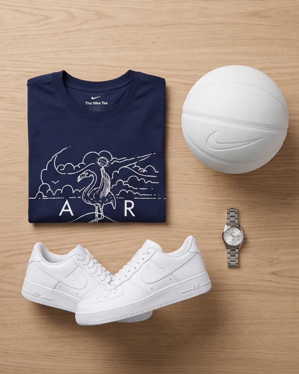Nike Navy Flamingo Air Graphic Tee