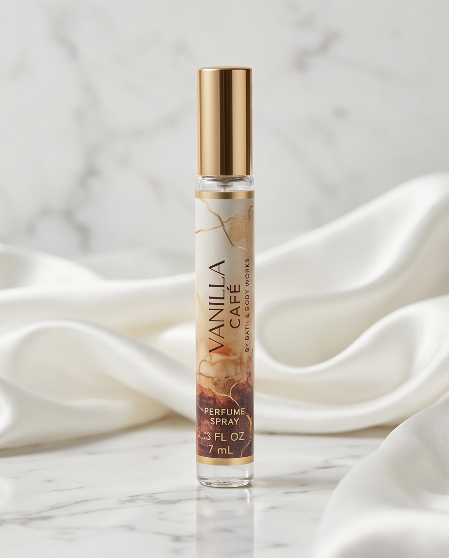 Vanilla Cafe Mini Parfum Spray by Bath and Body Works - Travel Size