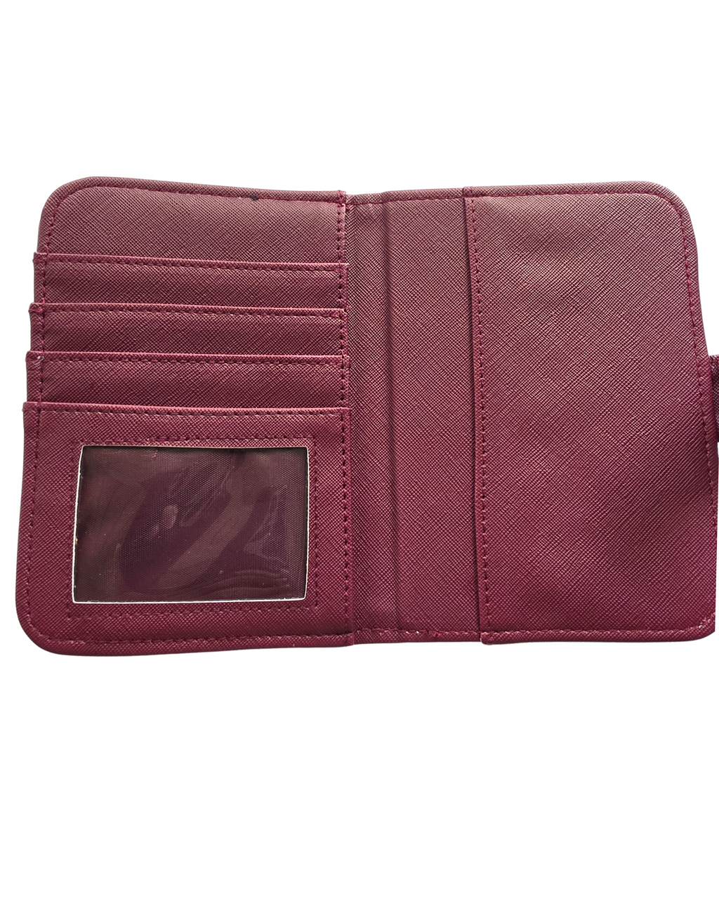 Burgundy Ribbon Passport Holder Set (2-Piece)