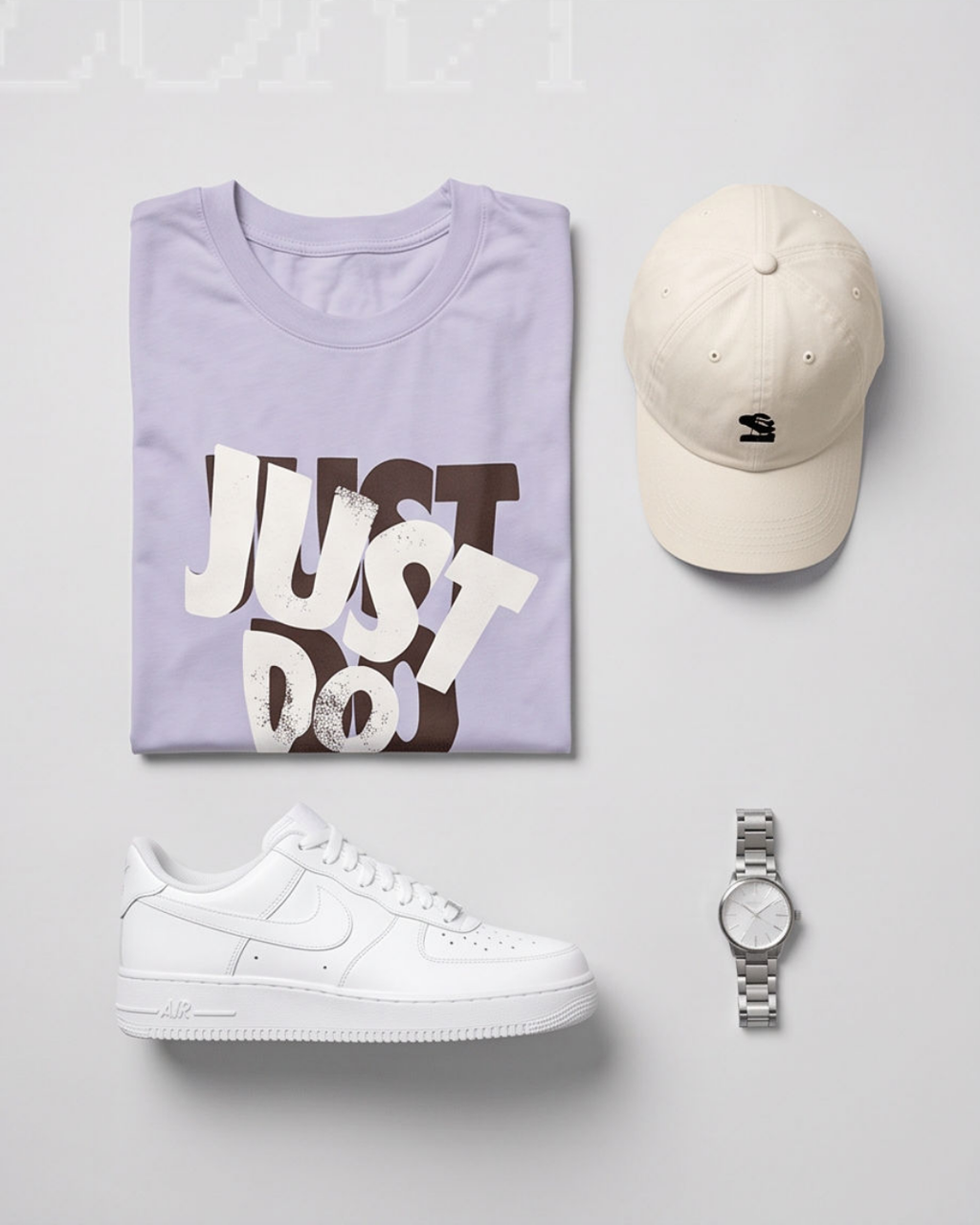 Nike Lilac Layered "Just Do It" Tee