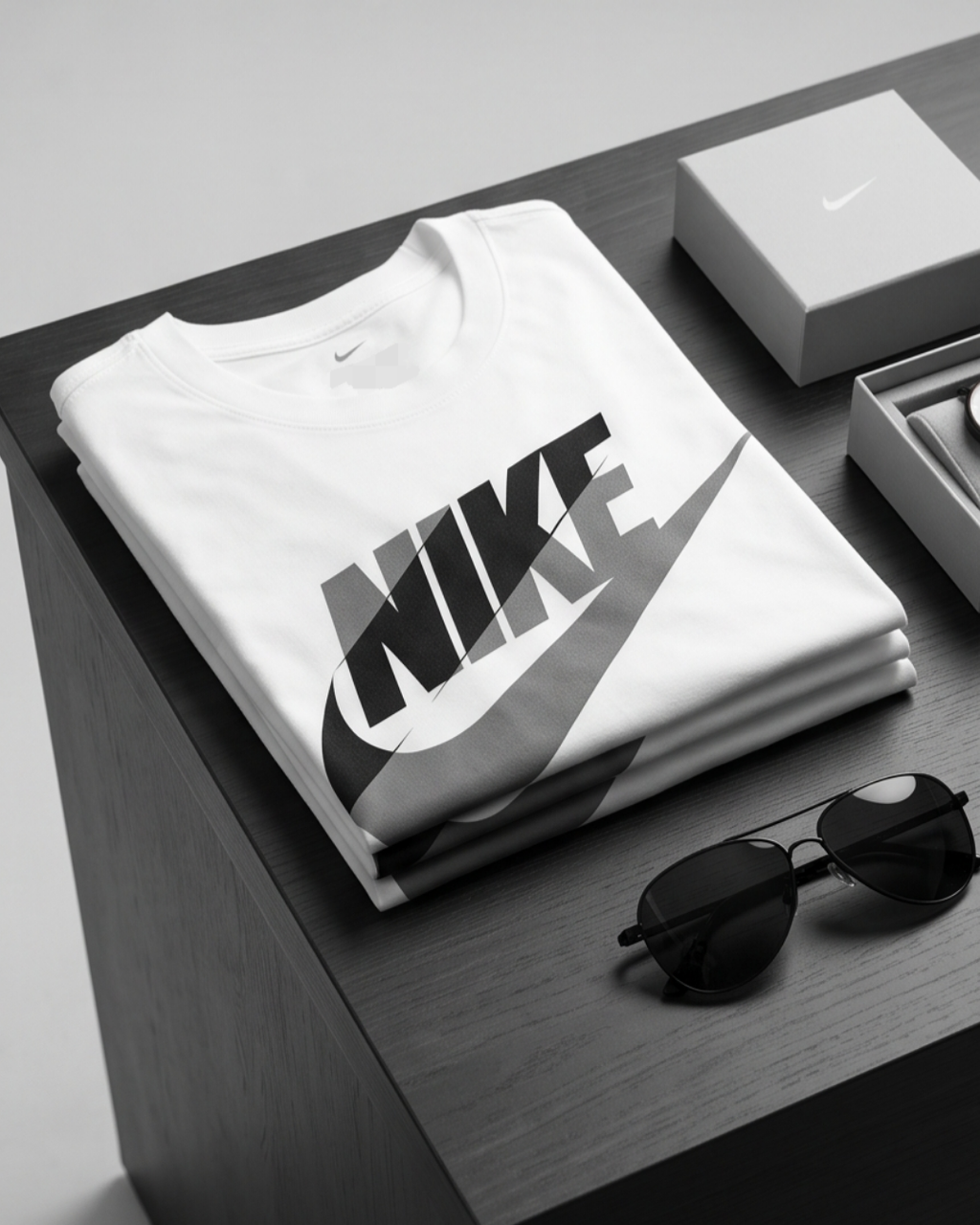 Nike Oversized Futura Logo Tee